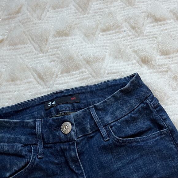 3X1 Channel High Rise Dark Wash Skinny Jeans - Picture 8 of 12